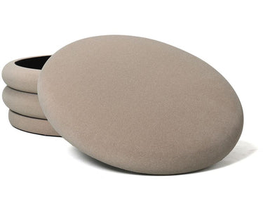 Elyice Storage Ottoman - Beige at Online8 Furniture Auckland NZ