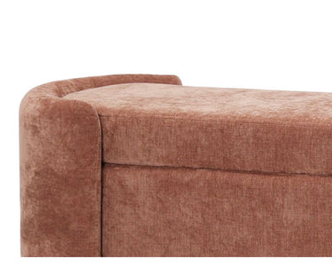 Jamilla Storage Bench - Rosewood at Online8 Furniture Auckland NZ