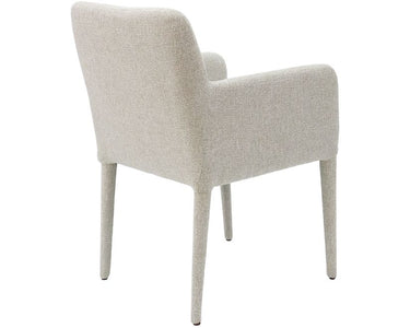 Georgie Vintage Velvet Dining Chair - Soft Grey at Online8 Furniture Auckland NZ