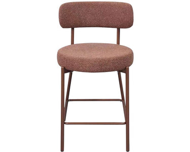 Elliot Bar Stool - Red Brick at Online8 Furniture Auckland NZ