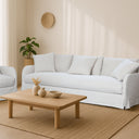 Provencal Slip cover Armchair - Salt & Pepper at Online8 Furniture Auckland NZ