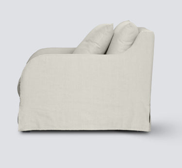 Provencal Slip cover Armchair - Salt & Pepper at Online8 Furniture Auckland NZ