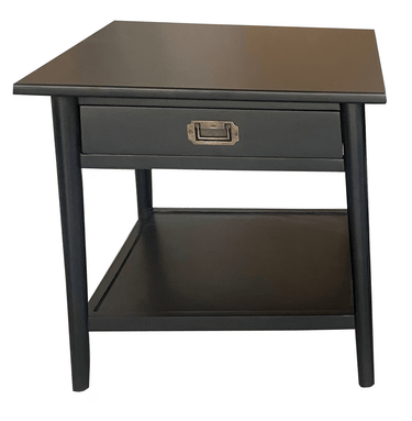 Provence Bedside Table - Black at online8 furniture store Auckland