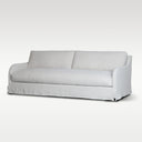Provence Linen 3 Seater Sofa in natural 100% linen, 230cm wide