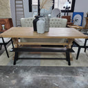 Provincial Cross Legs Dining Table at online8 furniture store Auckland