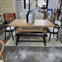 Provincial Cross Legs Dining Table at online8 furniture store Auckland