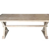 Provincial Cross Legs Dining Table at online8 furniture store Auckland