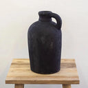 Provincial Terracotta Vase - Weathered Black Set/2 at online8 furniture store Auckland