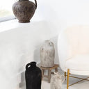 Provincial Terracotta Vase - Weathered Stone Set/2 at online8 furniture store Auckland