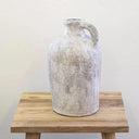 Provincial Terracotta Vase - Weathered Stone Set/2 at online8 furniture store Auckland