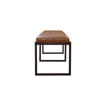PURE Sabina Leather Bench 1800mm at Online8 Furniture Auckland NZ