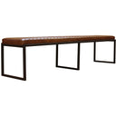 PURE Sabina Leather Bench - 2100mm at Online8 Furniture Auckland NZ