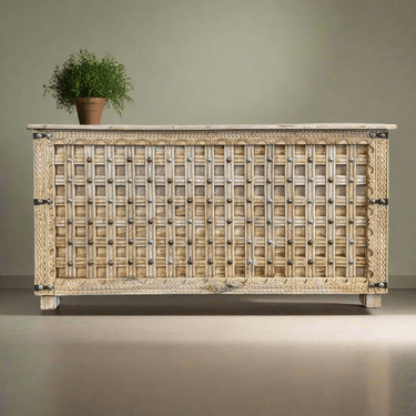 Pushkar Hand Carved Console Table at online8 furniture store Auckland