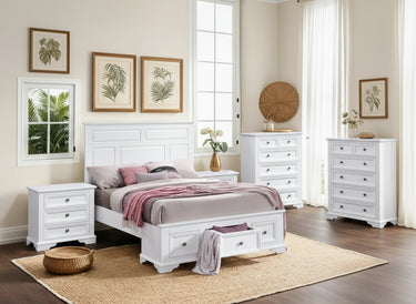 Quinn Bed Frame with Storage at online8 furniture store Auckland
