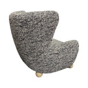 Quito Armchair - Black/White at online8 furniture store Auckland