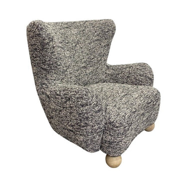 Quito Armchair - Black/White at online8 furniture store Auckland
