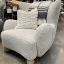 Quito Boucle Armchair - Merino Cotton at online8 furniture store Auckland