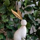 Rabbit W/ Long Ears Statue - Small at online8 furniture store Auckland