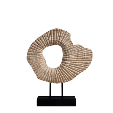 Radiation Carved Wood Ornament at online8 furniture store Auckland