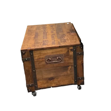 Ranger Log Trunk Side Table with Storage at Online8 Furniture Auckland NZ