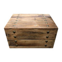 Raphael Coffee Table with Brass Studs at online8 furniture store Auckland