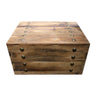 Raphael Coffee Table with Brass Studs at online8 furniture store Auckland