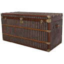 Rare Brass Bound Striped Trunk at Online8 Furniture Auckland NZ