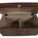 Rare Brass Bound Striped Trunk at online8 furniture store Auckland
