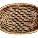 Rattan Oval Tray Brown SML at online8 furniture store Auckland