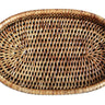 Rattan Oval Tray Brown SML at online8 furniture store Auckland