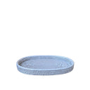 Rattan Oval Tray White Med at online8 furniture store Auckland