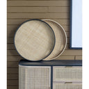 Rattan Round Tray - 50cm at online8 furniture store Auckland