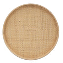 Rattan Round Tray - 50cm at online8 furniture store Auckland