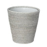 Rattan Waste Bin with Plastic Insert at online8 furniture store Auckland