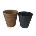 Rattan Waste Bin with Plastic Insert at online8 furniture store Auckland