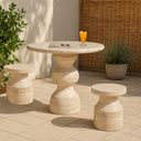 Raul Bistro Round Dining Table - Indoor/Outdoor at online8 furniture store Auckland