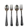 Raw Look Spoon & Fork Set/4 at online8 furniture store Auckland