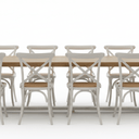 Reclaimed Boat Wood Dining Suite – 10 Seater at online8 furniture store Auckland