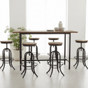Reclaimed Elm Wind Up Barstool at Online8 Furniture Auckland NZ