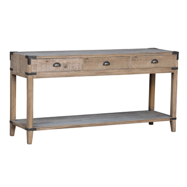 Reclaimed Oak Hall Table - 1600mm at online8 furniture store Auckland