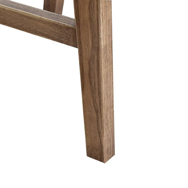 Reclaimed Oak & Rattan Counter Stool | Barstool at online8 furniture store Auckland