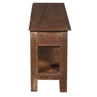 Reclaimed Vintage Console Table with 3 Drawers at online8 furniture store Auckland