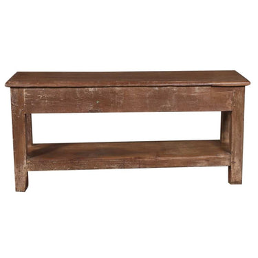 Reclaimed Vintage Console Table with 3 Drawers at online8 furniture store Auckland
