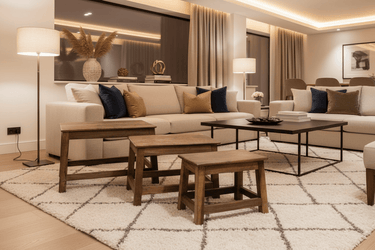 Reclaimed Wooden Stool Set/3 – Natural at Online8 Furniture Auckland NZ
