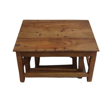 Reclaimed Wooden Stool Set/3 – Natural at Online8 Furniture Auckland NZ