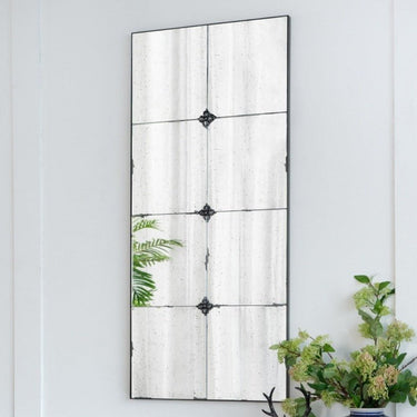 Rectangle Antique Wall Mirror at online8 furniture store Auckland
