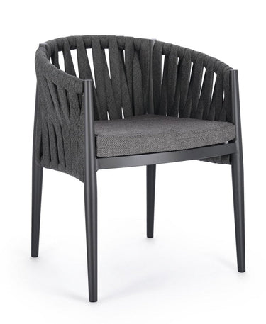 Redmond Outdoor Dining Chair - Charcoal at online8 furniture store Auckland