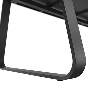 Redmond Outdoor Dining Table - Black 2200 at online8 furniture store Auckland