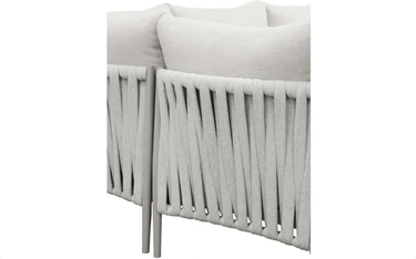 Redmond Outdoor Luxury Lounge Suite with Coffee Table - Taupe at online8 furniture store Auckland