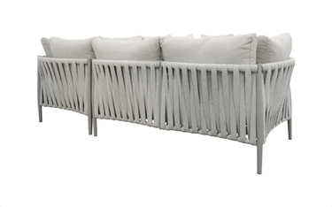 Redmond Outdoor Luxury Lounge Suite with Coffee Table - Taupe at online8 furniture store Auckland